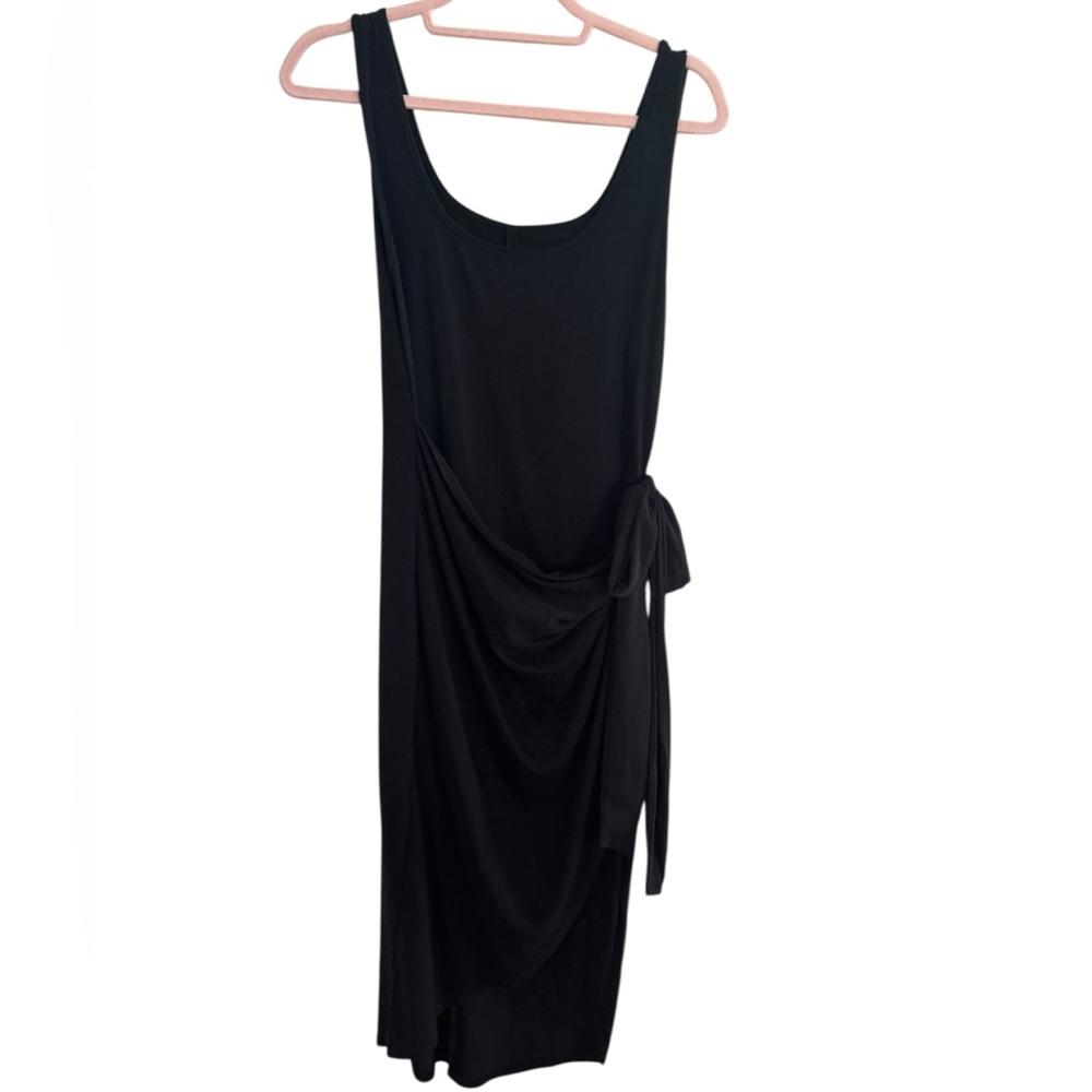 SHEIN Black Asymmetrical Dress